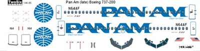 1:144 Pan Am Boeing 737-200