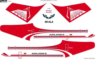 1:144 Air Lanka Boeing 707-320B