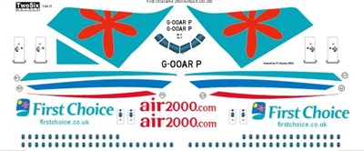 1:144 First Choice / Air 2000 Airbus A.320