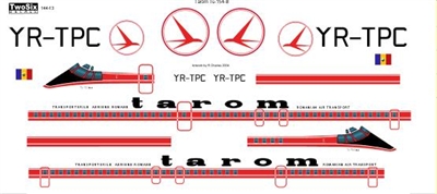 1:144 Tarom Tupolev Tu.154