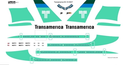1:144 Trans America McDD DC-10-30CF