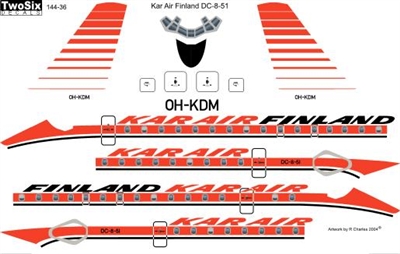 1:144 Kar Air Douglas DC-8-50
