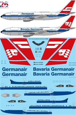 1:144 Germanair / Bavaria Germanair Airbus A.300B4