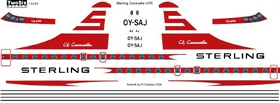 1:144 Sterling Se.210 Caravelle