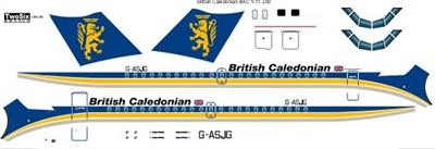 1:144 British Caledonian (later) BAC 1-11-200