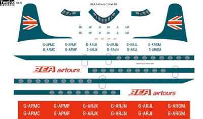 1:144 BEA Airtours Dh.106 Comet 4B