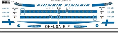 1:144 Finnair Se.210 Caravelle