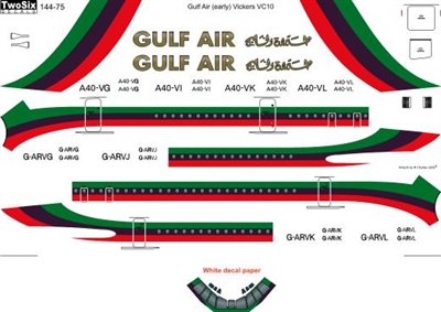 1:144 Gulf Air Vickers VC-10