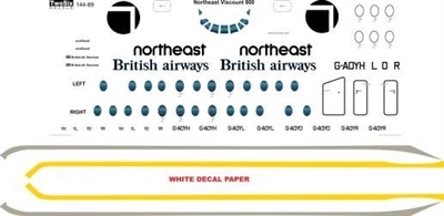 1:144 Northeast (UK) Vickers Viscount 800