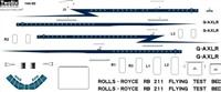 1:144 Rolls Royce RB.211 Testbed VC-10
