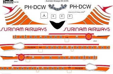 1:144 Surinam Airways DC-8-50