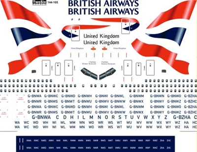 1:144 British Airways Boeing 767-300ER