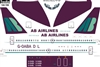 1:144 AB Airlines Boeing 737-300