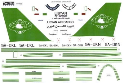 1:144 Libyan Air Cargo Antonov An.124