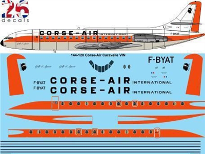 1:144 Corse Air Se.210 Caravelle 3