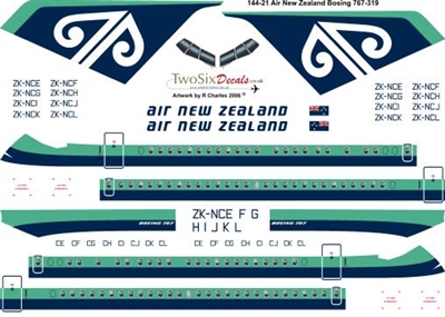 1:144 Air New Zealand Boeing 767-300ER