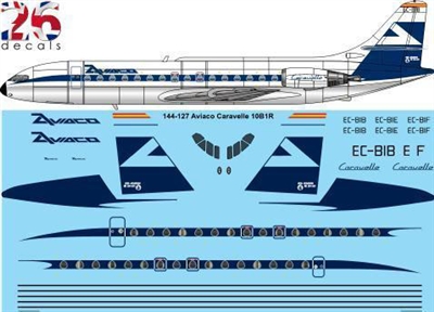 1:144 Aviaco (blue) Se.210 Caravelle