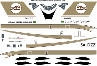 1:144 Libyan Arab Ilyushin 76