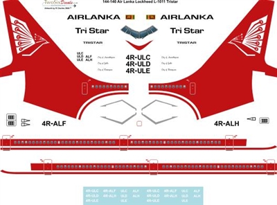 1:144 Air Lanka L.1011 Tristar