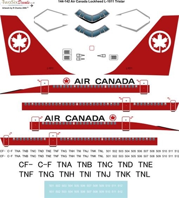 1:144 Air Canada L.1011 Tristar