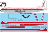 1:144 Air Bridge Carriers V.953F Vanguard 'Merchantman'