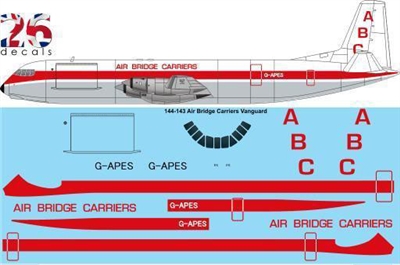 1:144 Air Bridge Carriers V.953F Vanguard 'Merchantman'