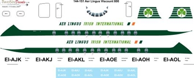 1:144 Aer Lingus Vickers Viscount 800