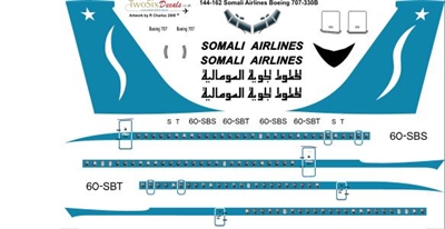 1:144 Somali Airlines Boeing 707-320B