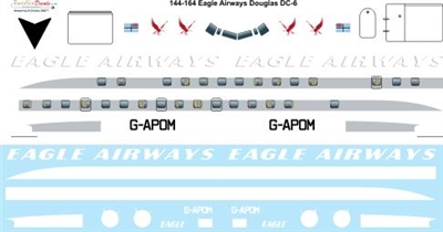 1:144 Eagle Airways Douglas DC-6