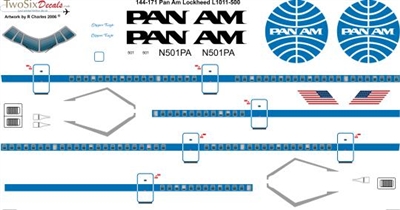 1:144 Pan Am L.1011 Tristar 500