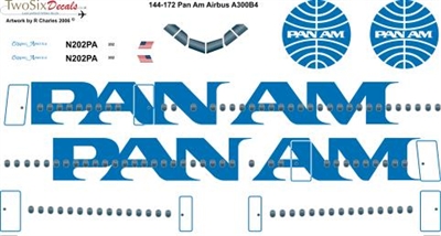1:144 Pan Am Airbus A.300B4