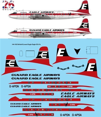 1:144 British Eagle Douglas DC-6