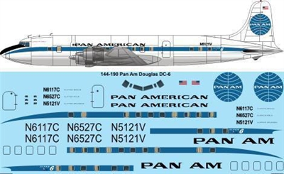 1:144 Pan Am Douglas DC-6