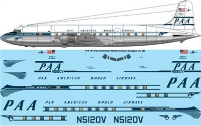 1:144 Pan American World Airways Douglas DC-6