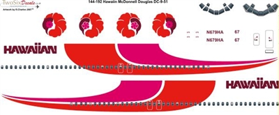1:144 Hawaiian Air Douglas DC-9-51