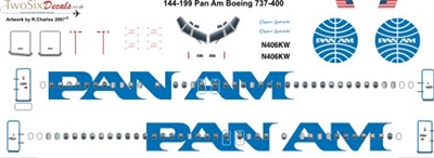 1:144 Pan Am Boeing 737-400