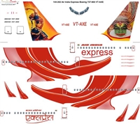 1:144 Air India Express Boeing 737-800 VT-AXE