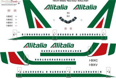 1:144 Alitalia (2007 cs) Airbus A.321