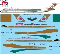 1:144 British West Indian Airlines McDD MD80
