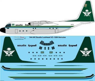 1:144 Saudia (green cs) VC.130H Hercules