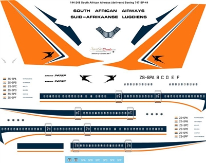 1:144 South African Boeing 747SP