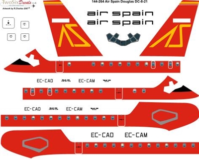 1:144 Air Spain Douglas DC-8-21