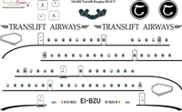 1:144 Translift Airways Douglas DC-8-71