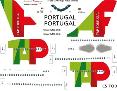 1:144 TAP Air Portugal Airbus A.340-300