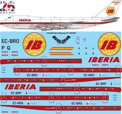 1:144 Iberia (early cs) Boeing 747-200B