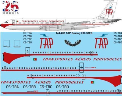 1:144 TAP Boeing 707-320B