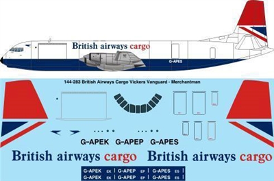 1:144 British Airways Cargo V. 953F Vanguard 'Merchantman'