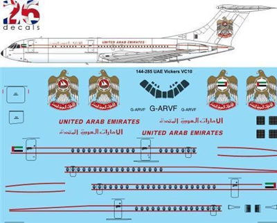 1:144 United Arab Emirates Vickers VC-10