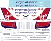 1:144 Virgin Atlantic Airbus A.340-300