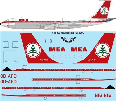 1:144 Middle East Airlines Boeing 707-320C